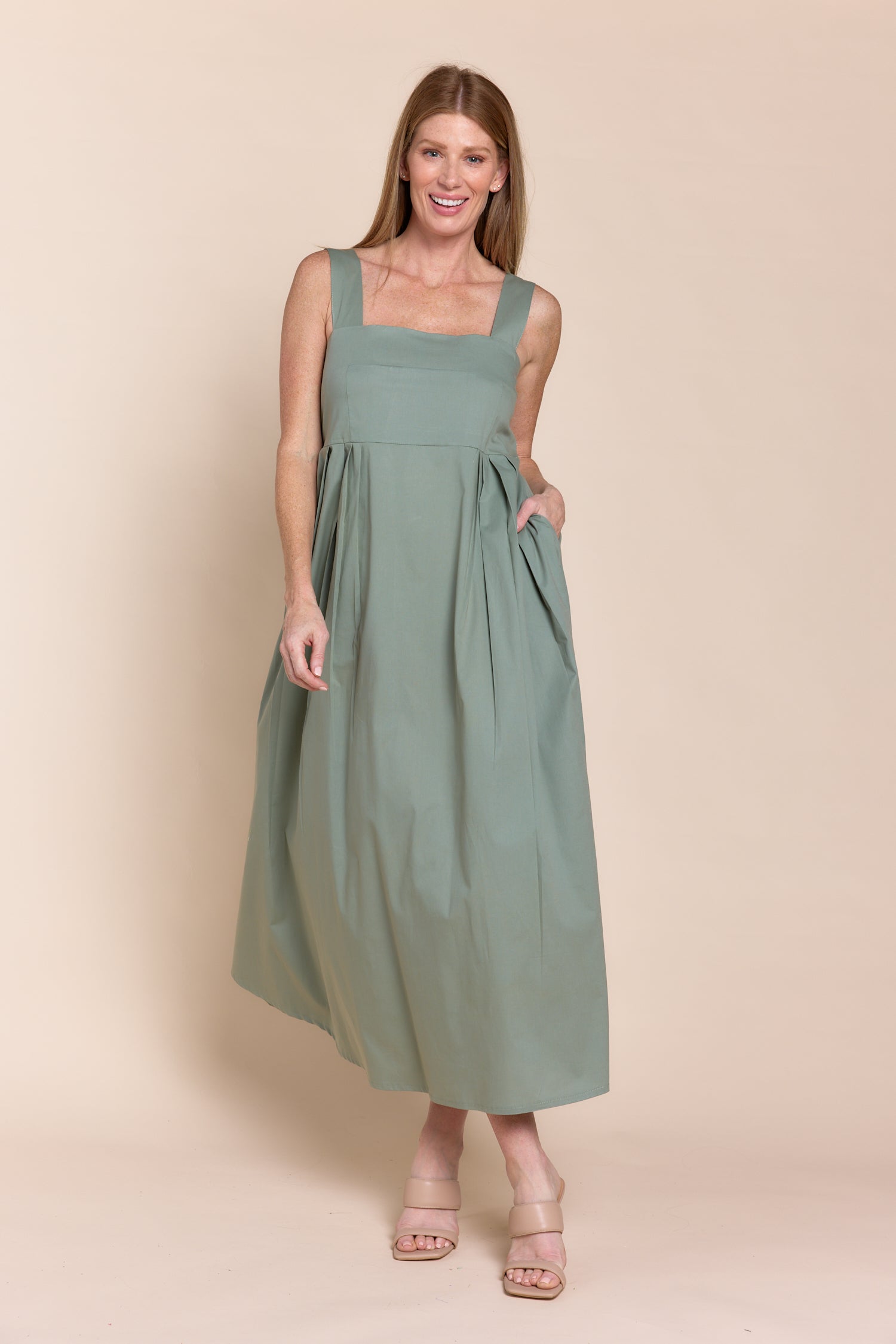 Sofia Collections Women's Dress Army Green / One Size - Sofia Collections Women's Dress Army Green / One Size -