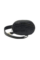 LAURA BLACK EMBOSS BELT BAG | belt bag, HANDBAGS, import_2020_03_03_175913, Leather | shop-sofia