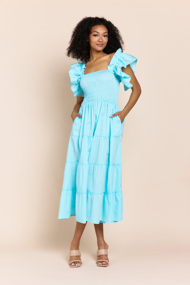 BERNICE | Dresses | Cotton, Dresses, Maxi Dress, Maxi Dresses, NEW ARRIVALS, SOLIDS, SS24 | shop-sofia