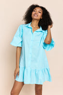 LINDA | Dresses | Cotton, Dresses, NEW ARRIVALS, Short Dresses, SOLIDS, SS24 | shop-sofia