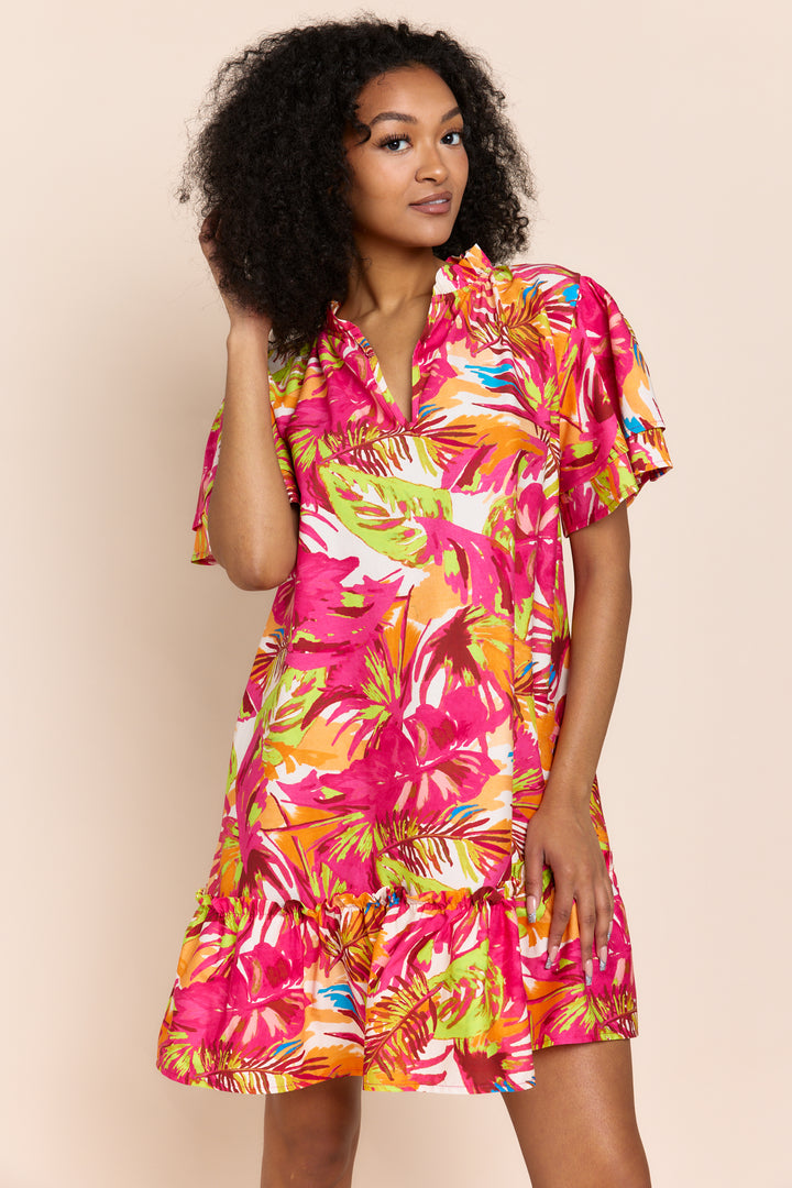 JAEL | Dresses | Cotton, Dresses, NEW ARRIVALS, PRINT, Short Dresses, SS23, SS24 | shop-sofia
