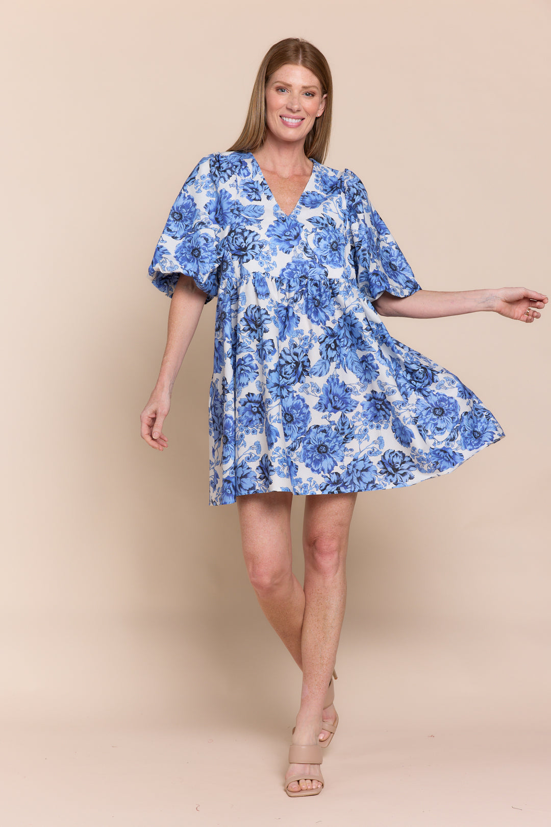 DENTON | Dresses | Cotton, Dresses, NEW ARRIVALS, PRINT, Short Dresses, SS24 | shop-sofia