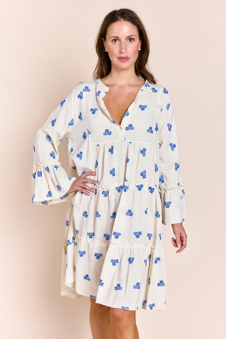 The Tori Tiered Mini Cotton Dress