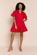 JAEL | Dresses | Cotton, Dresses, NEW ARRIVALS, Short Dresses, SOLIDS, SS24 | shop-sofia