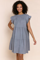 VIGNETTE | Dresses | Cotton, Dresses, FW23, On Sale, Short Dresses, SOLIDS | shop-sofia
