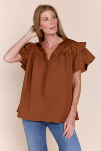 SIENNA | Tops | Blouse, Cotton, On Sale, SOLIDS, Tops | shop-sofia