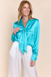 ROMA | Tops | On Sale, Satin, Satin and Silk Tops, SOLIDS, Tops | shop-sofia