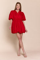 LILIANE | Dresses | Cotton, Dresses, NEW ARRIVALS, Short Dresses, SOLIDS, SS24 | shop-sofia