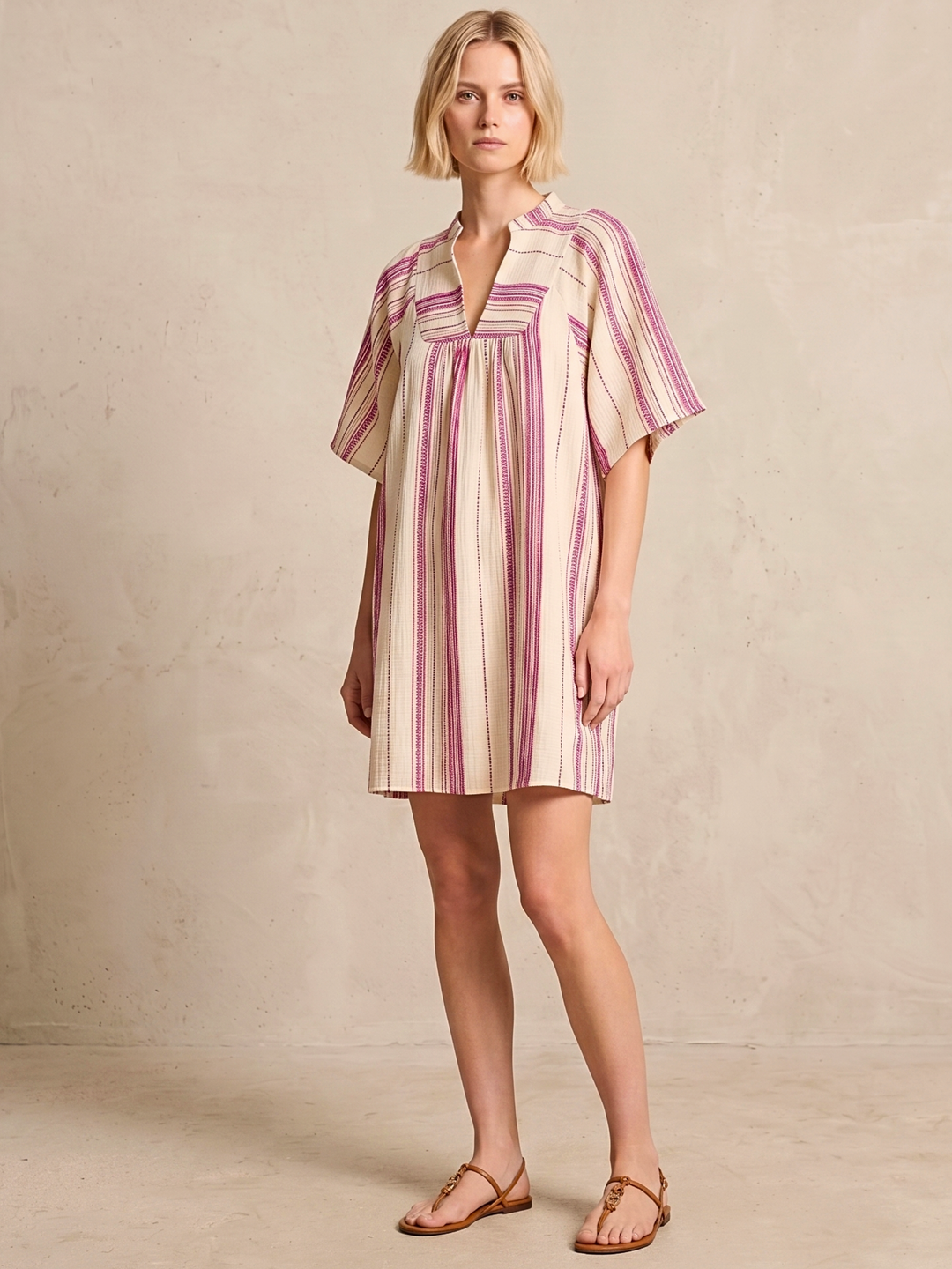 ZURY WOVEN MINI DRESS