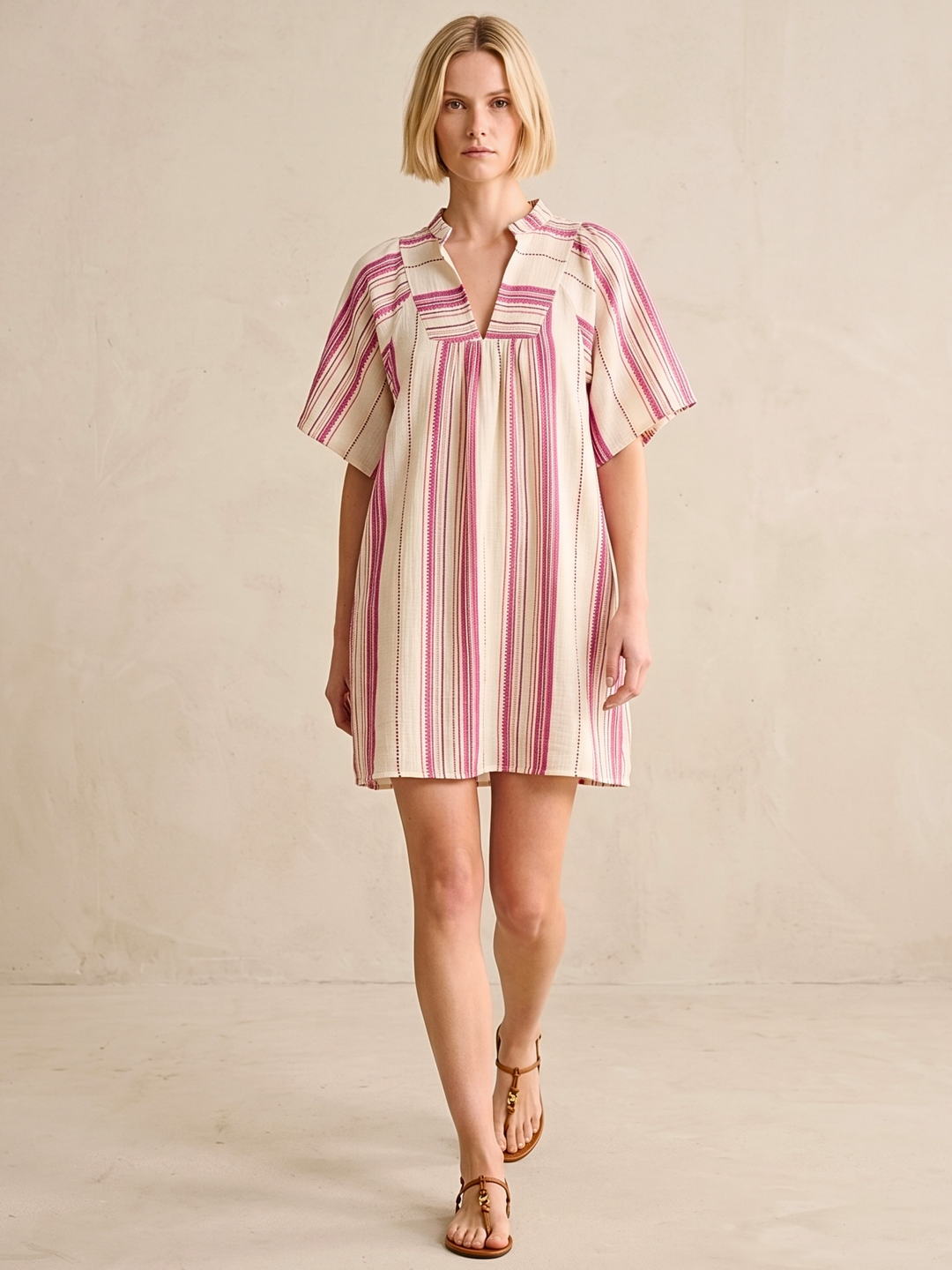 ZURY WOVEN MINI DRESS