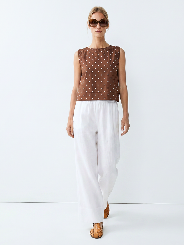 AGATHA CHIC SLEEVELESS TOP