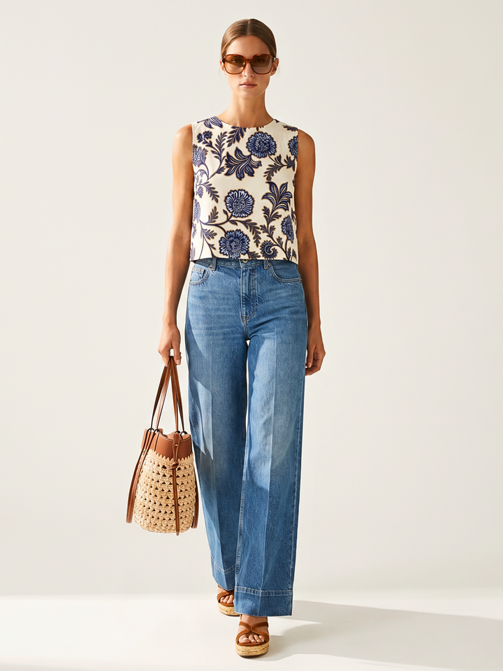 AGATHA CHIC SLEEVELESS TOP