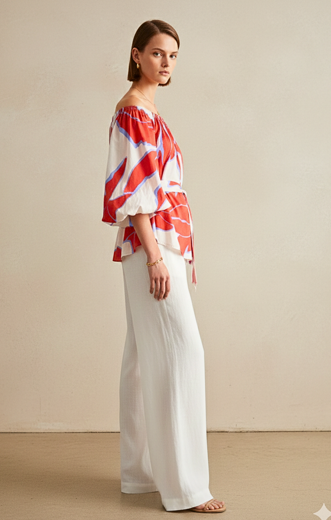 Alondra  Bohemian Off-The-Shoulder  Blouse