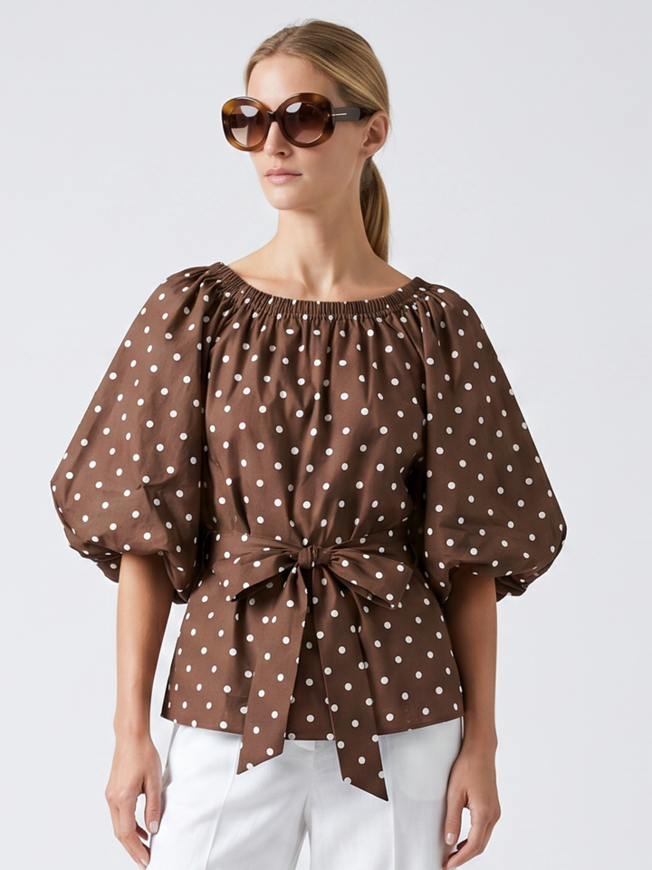 Alondra  Bohemian Off-The-Shoulder  Blouse