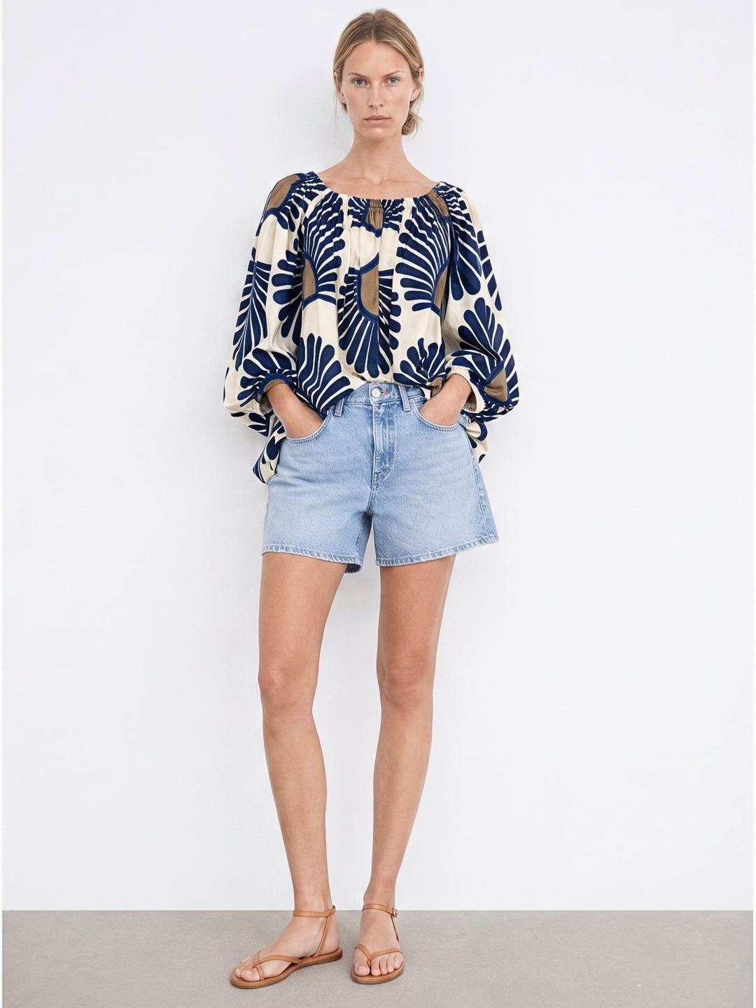 Alondra  Bohemian Off-The-Shoulder  Blouse