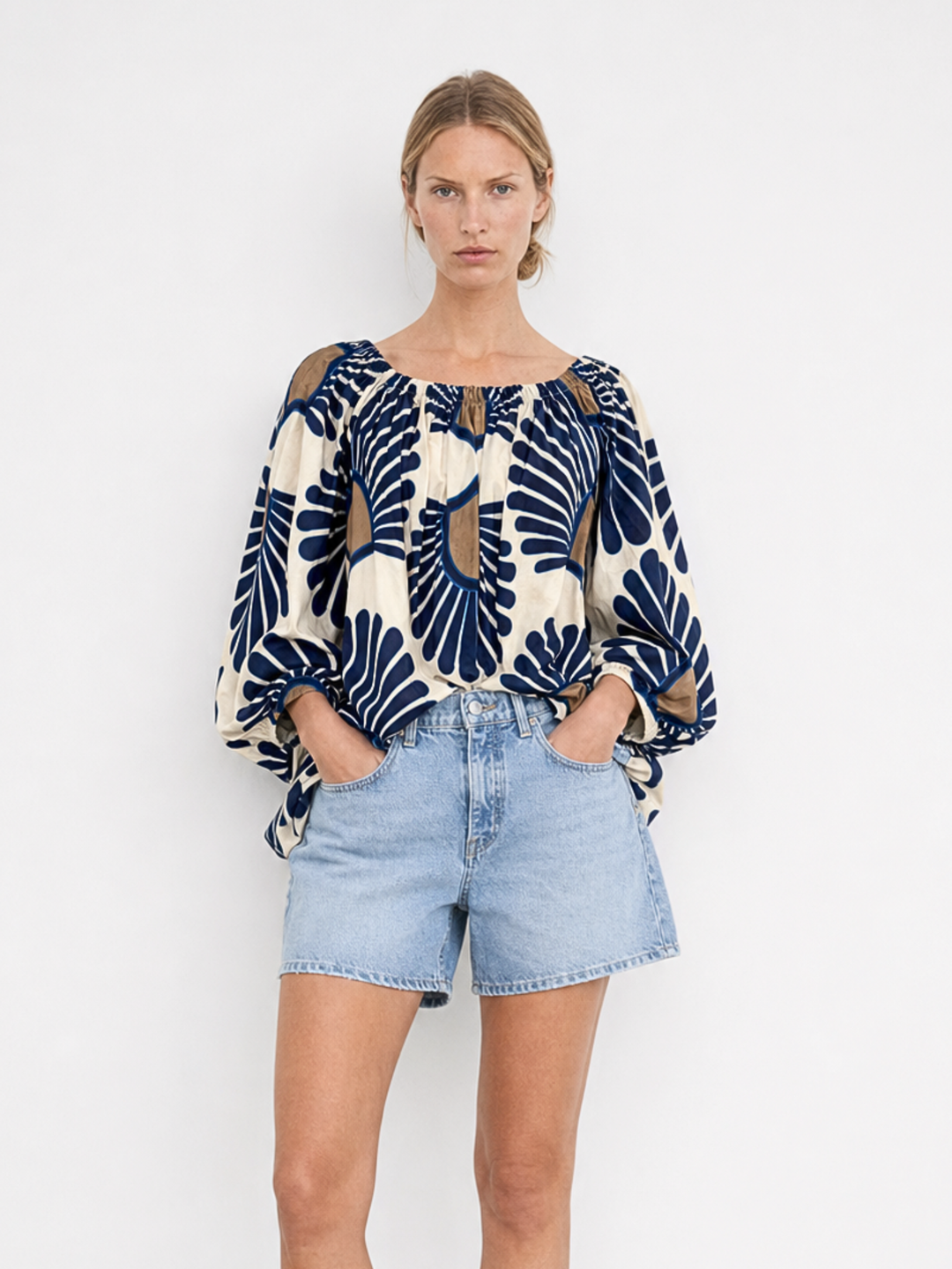 Alondra  Bohemian Off-The-Shoulder  Blouse