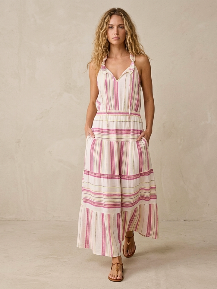 The Azuba Tiered  Bohemian Maxi Skirt
