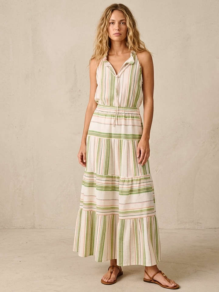 The Azuba Tiered  Bohemian Maxi Skirt