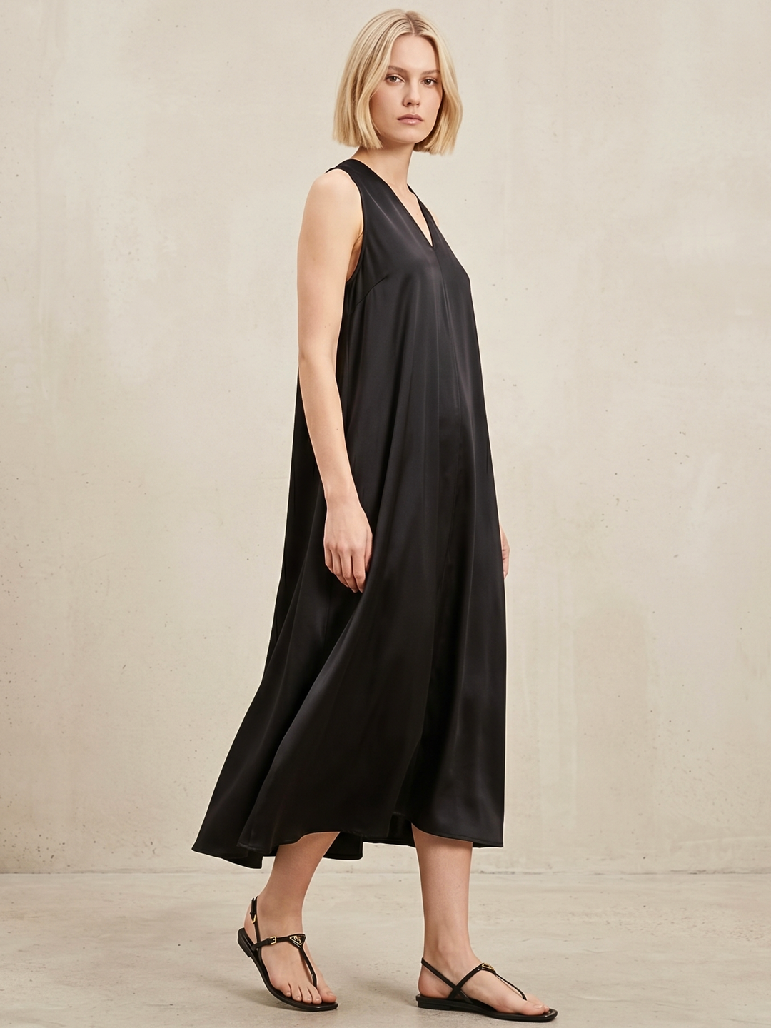 BELINDA TRAPEZE MAXI DRESS