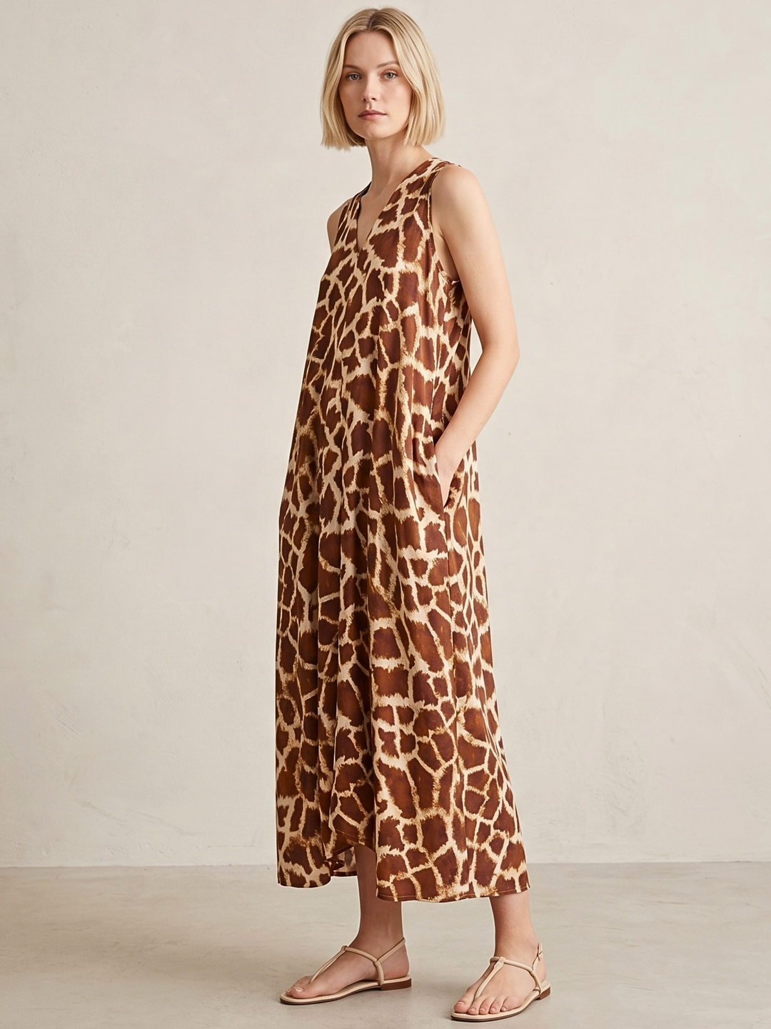 BELINDA TRAPEZE MAXI DRESS