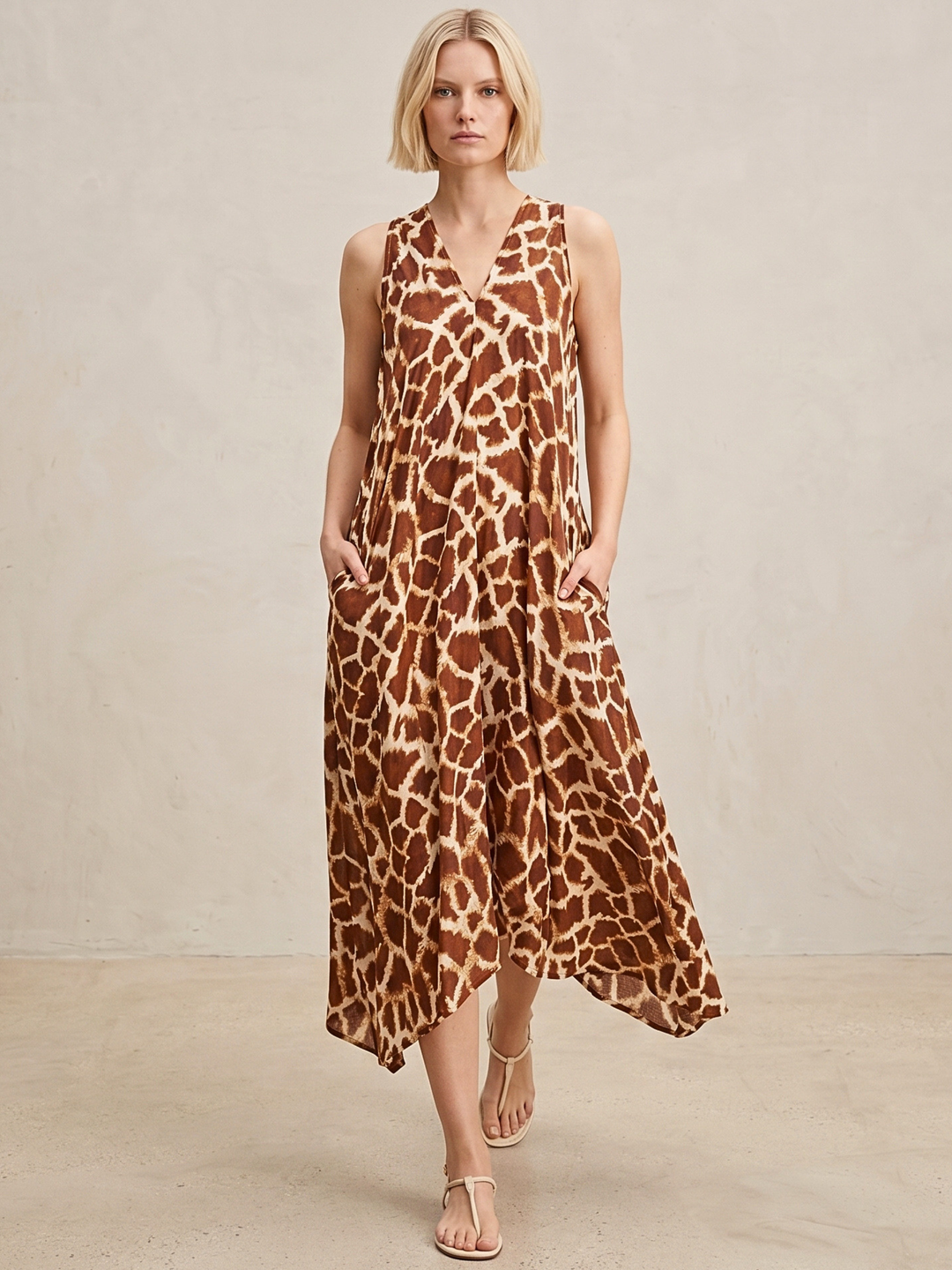 BELINDA TRAPEZE MAXI DRESS