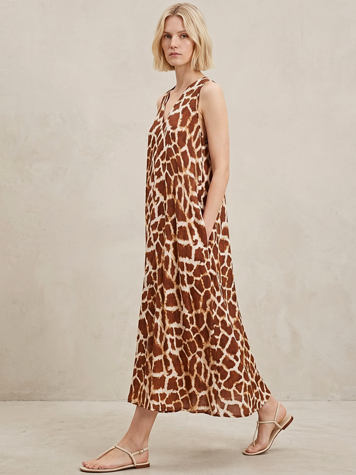 BELINDA TRAPEZE MAXI DRESS