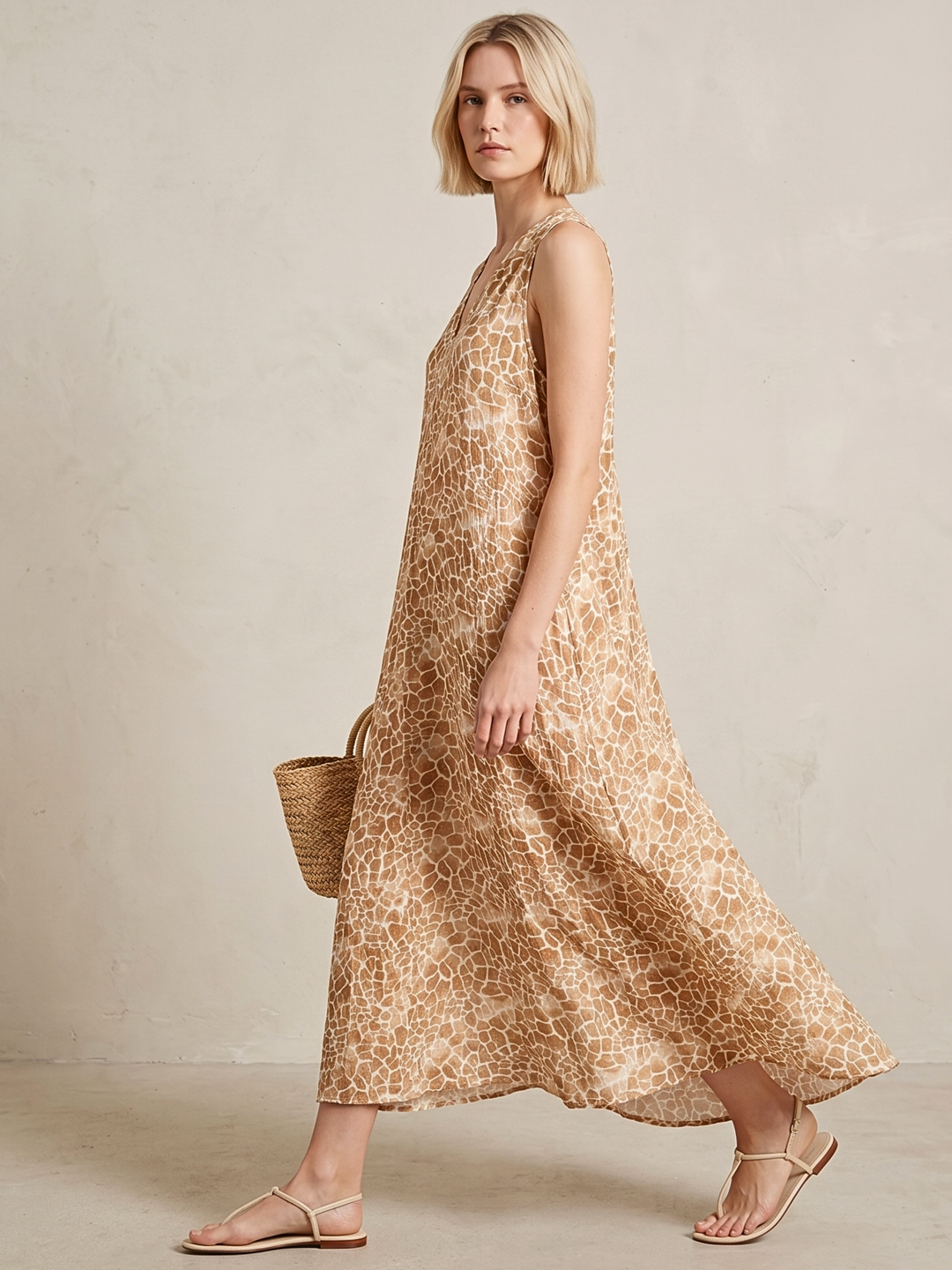 BELINDA TRAPEZE MAXI DRESS