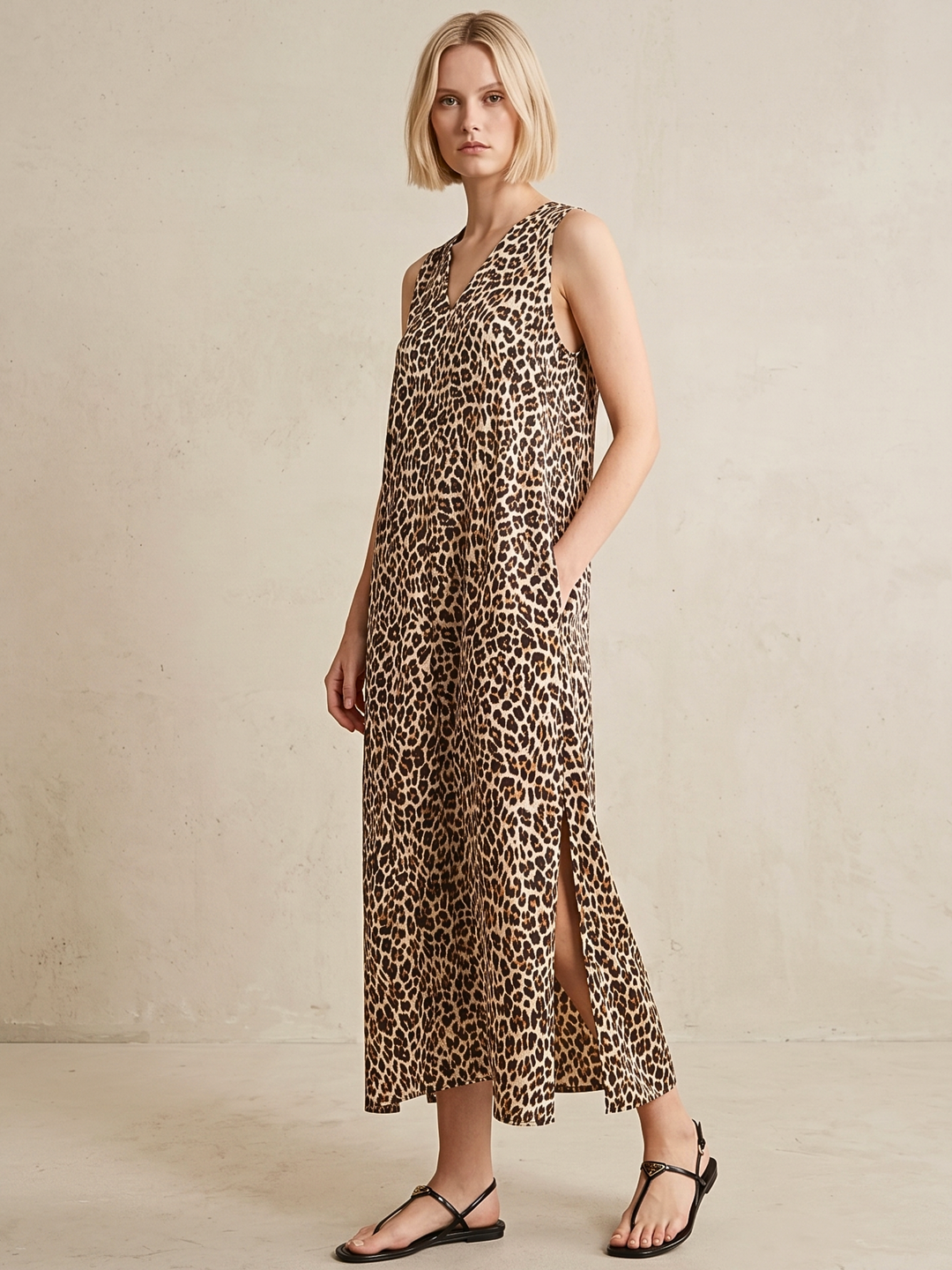 BELINDA TRAPEZE MAXI DRESS