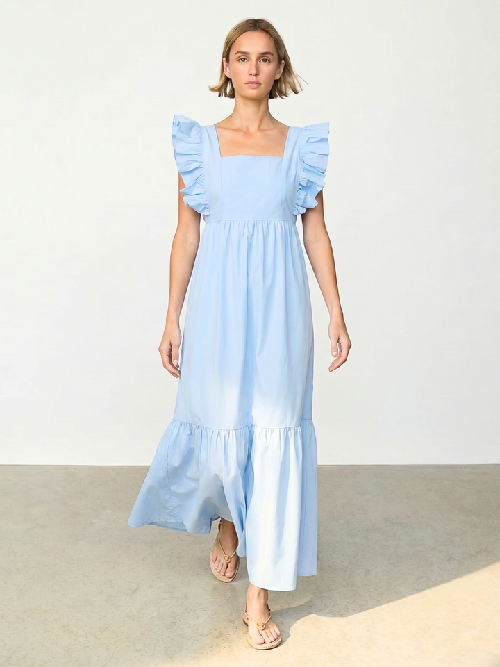 Betty Ruffle  Maxi Dress