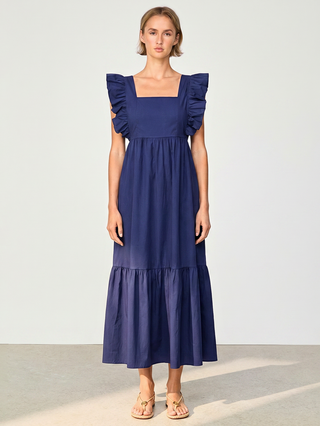 Betty Ruffle  Maxi Dress