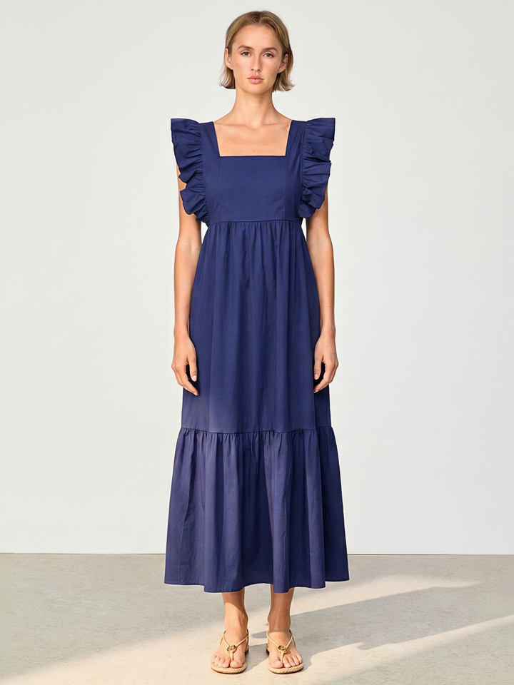 Betty Ruffle  Maxi Dress