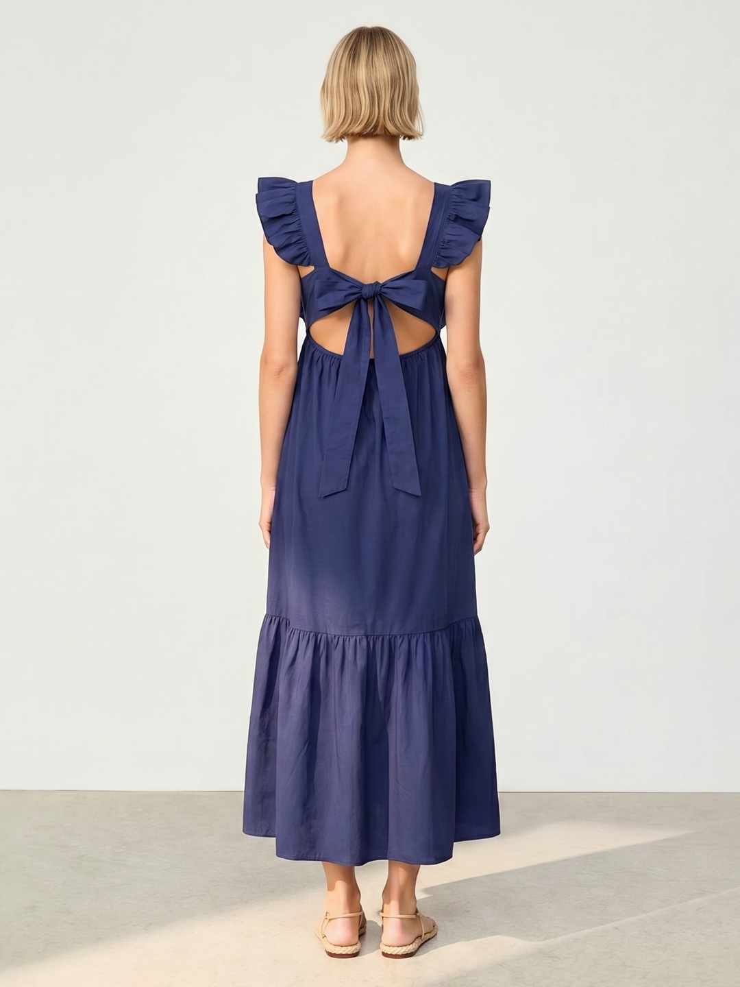 Betty Ruffle  Maxi Dress