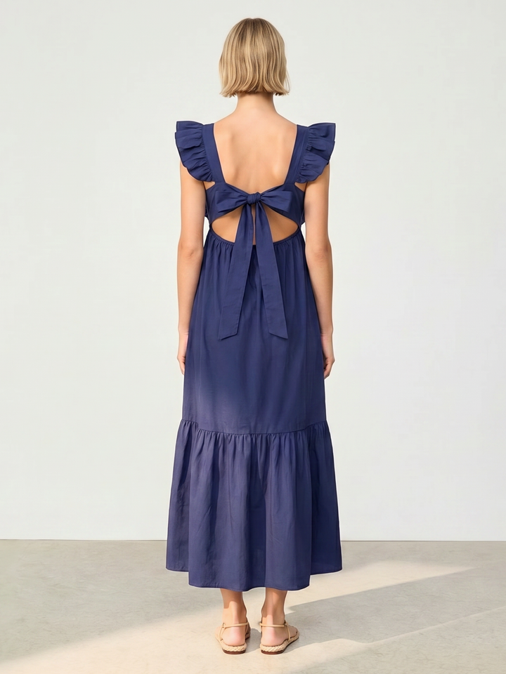 Betty Ruffle  Maxi Dress