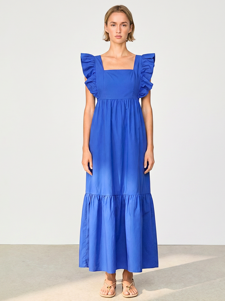 Betty Ruffle  Maxi Dress