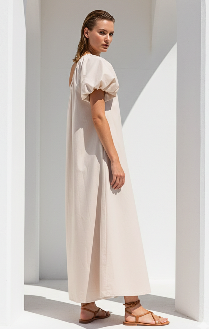 Blaire  One-Shoulder Maxi Dress - Summer Beach Goddess