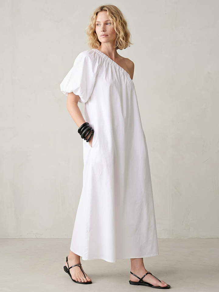 The Blaire One-Shoulder Maxi Dress