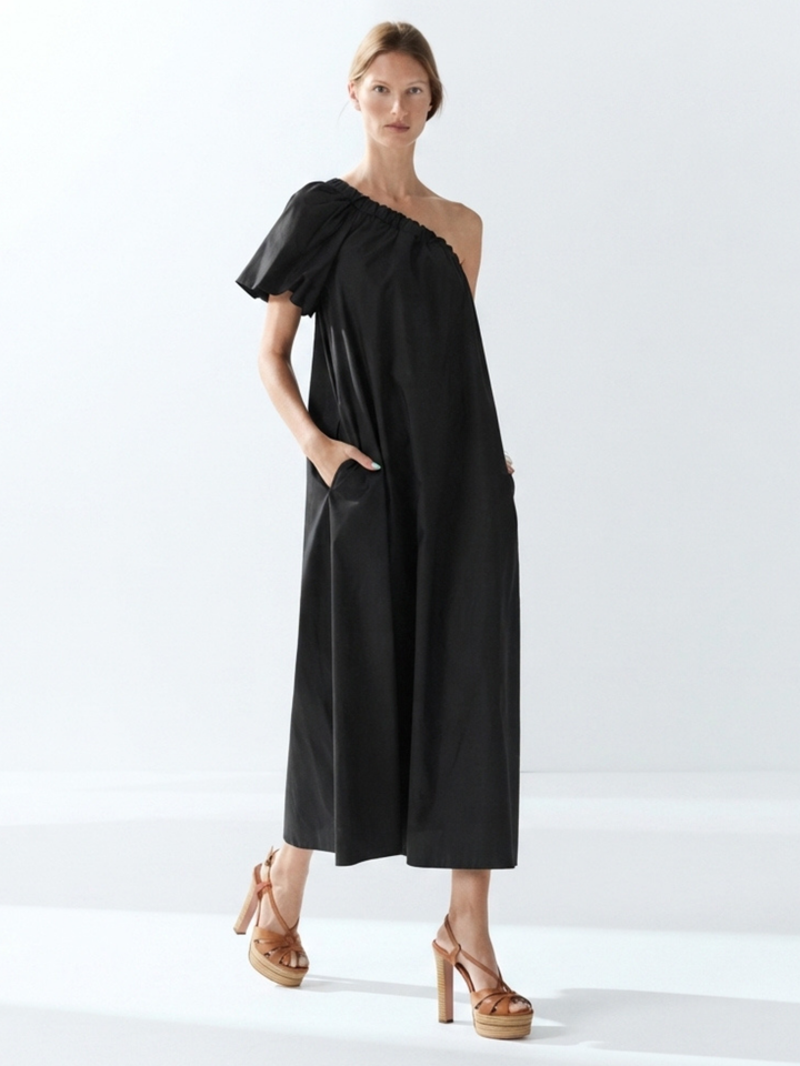 The Blaire One-Shoulder Maxi Dress