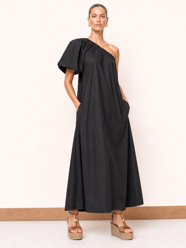 The Blaire One-Shoulder Maxi Dress