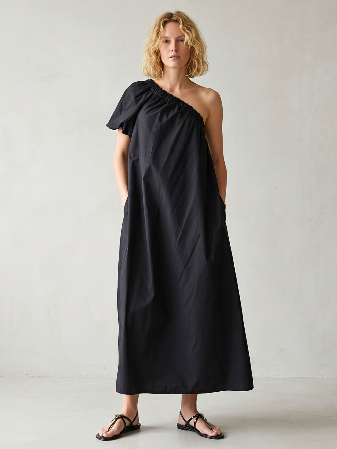 The Blaire One-Shoulder Maxi Dress