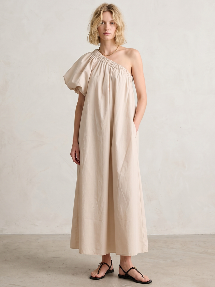 The Blaire One-Shoulder Maxi Dress