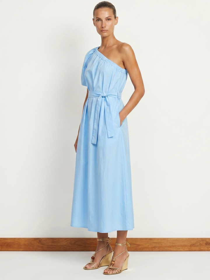 The Blaire One-Shoulder Maxi Dress