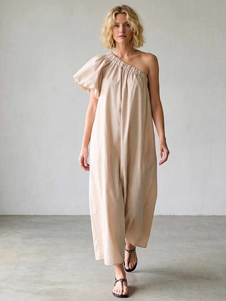 The Blaire One-Shoulder Maxi Dress