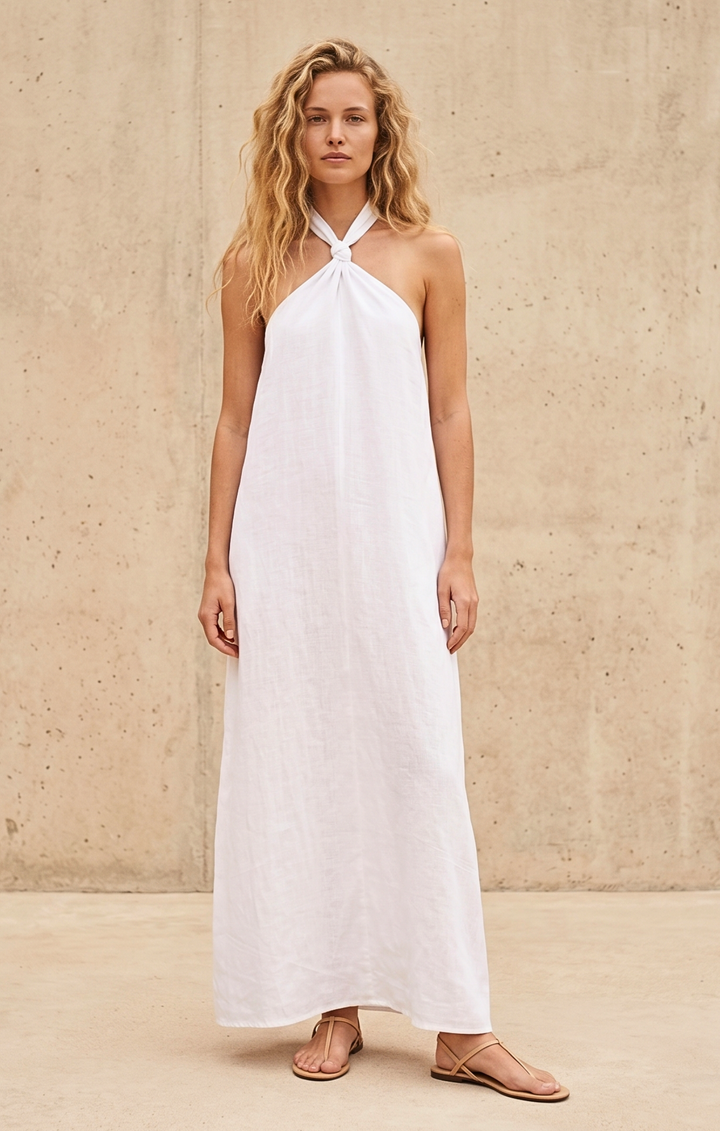 BRIGITTE HALTER NECK MAXI DRESS