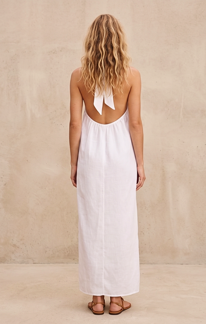 BRIGITTE HALTER NECK MAXI DRESS