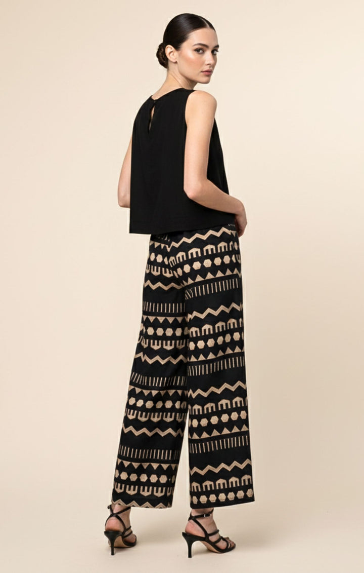 Agatha Italian Linen Cotton Blend Tank