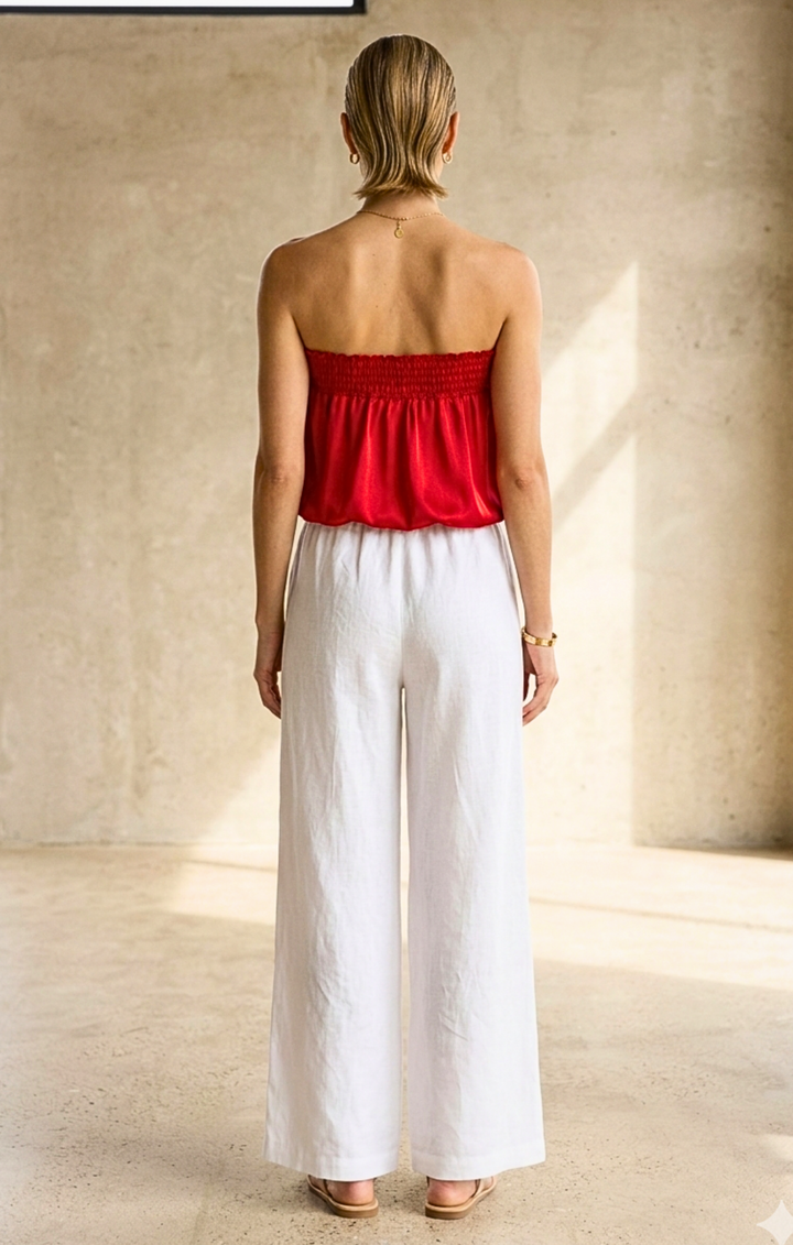 Candy Strapless Smocked Bubble Top