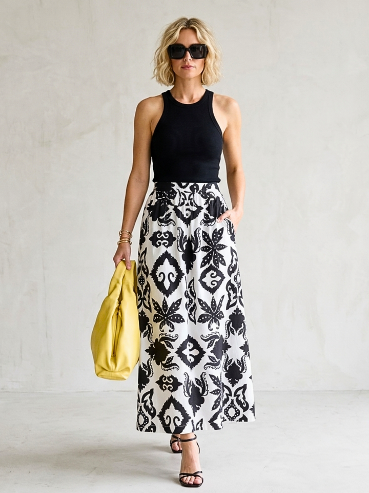 CARLOTA MIDI SKIRT