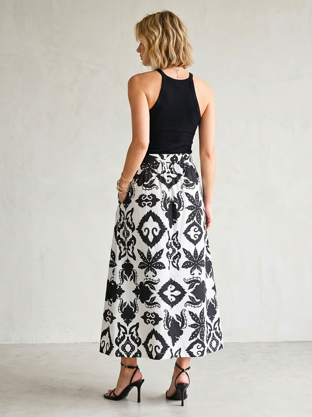 CARLOTA MIDI SKIRT