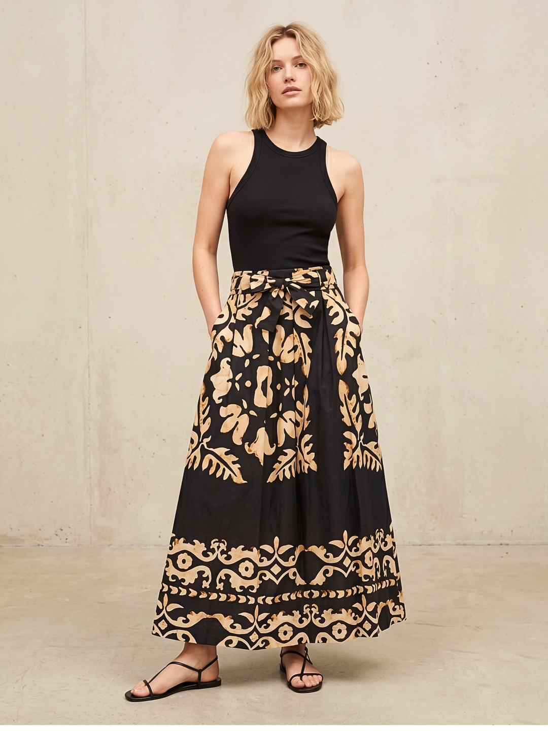 CARLOTA MIDI SKIRT