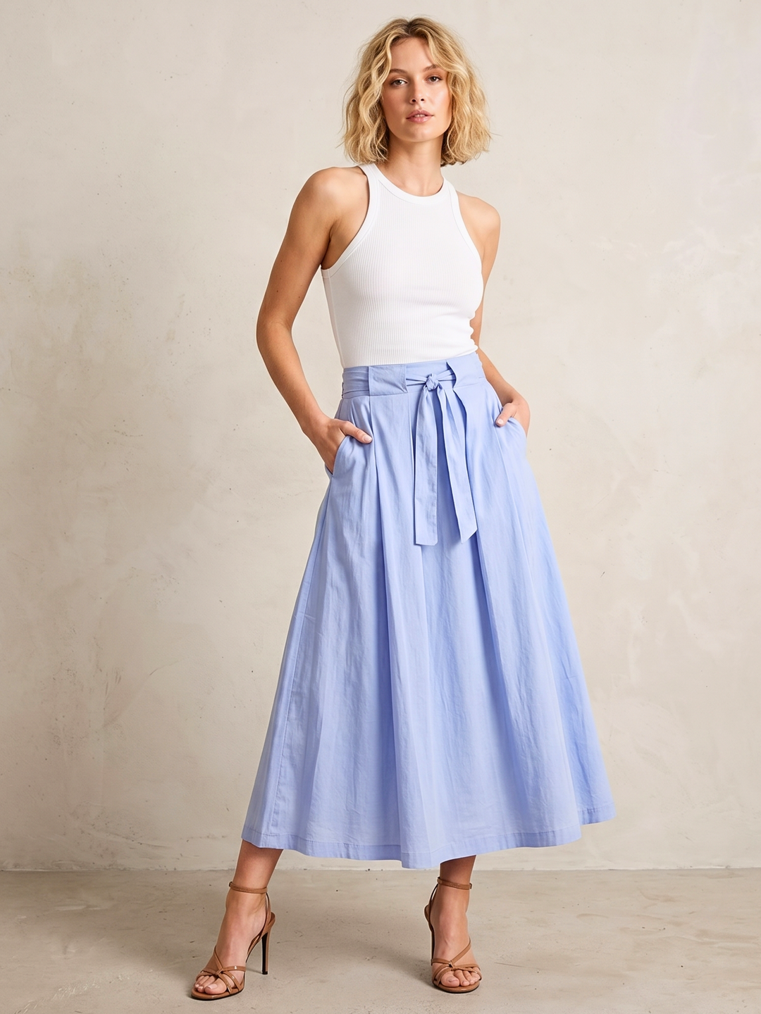 CARLOTA MIDI SKIRT